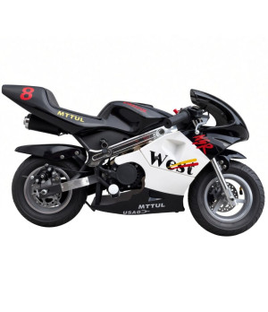 Minimoto P7-01 West 50cc 2 tempi - Vista Laterale Destra
