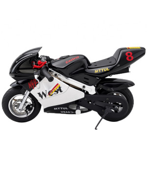 Minimoto P7-01 West 50cc 2 tempi - Vista Laterale Sinistra