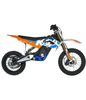 Mini Cross Elettrica Kayo E-JC Mini 1000W 14/12 - Colore Arancione - Vista Laterale Destra