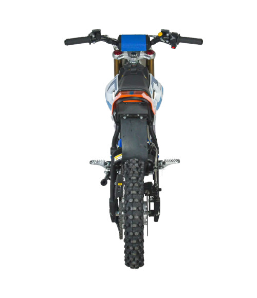Mini Cross Elettrica Kayo E-JC Mini 1000W 14/12 - Colore Arancione - Vista Frontale Sinistra