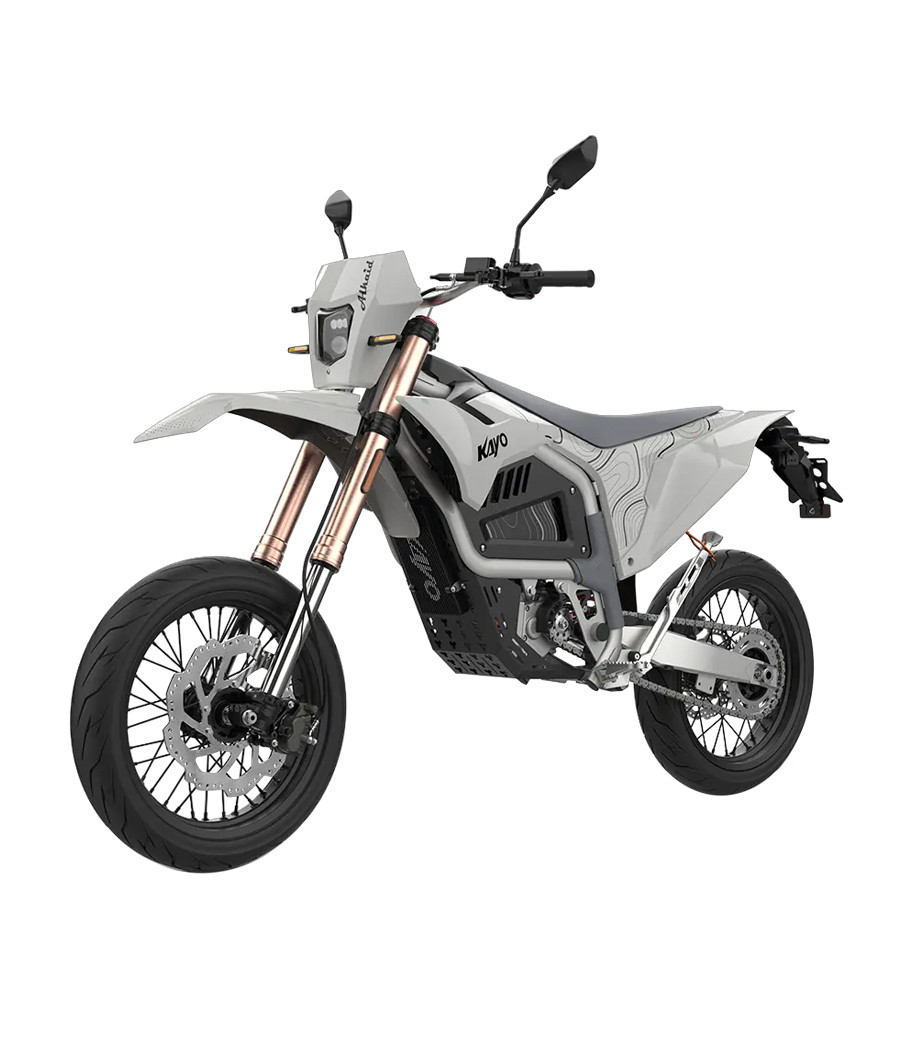 Supermotard Elettrica Kayo EC2I 21KW 21/18 L3e-A1 - Vista Frontale Sinistra