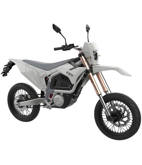 Supermotard Elettrica Kayo EC2I 21KW 21/18 L3e-A1 - Vista Frontale Sinistra