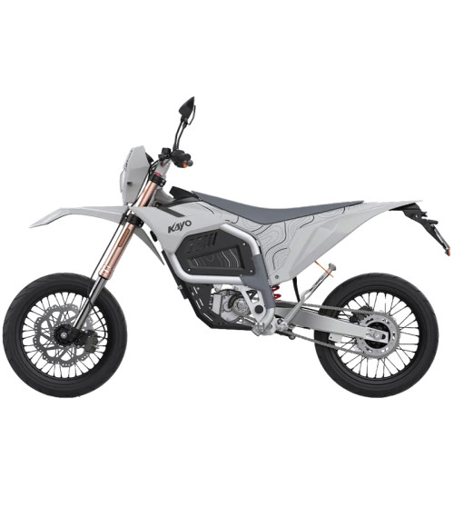 Supermotard Elettrica Kayo EC2I 21KW 21/18 L3e-A1 - Vista Frontale Sinistra