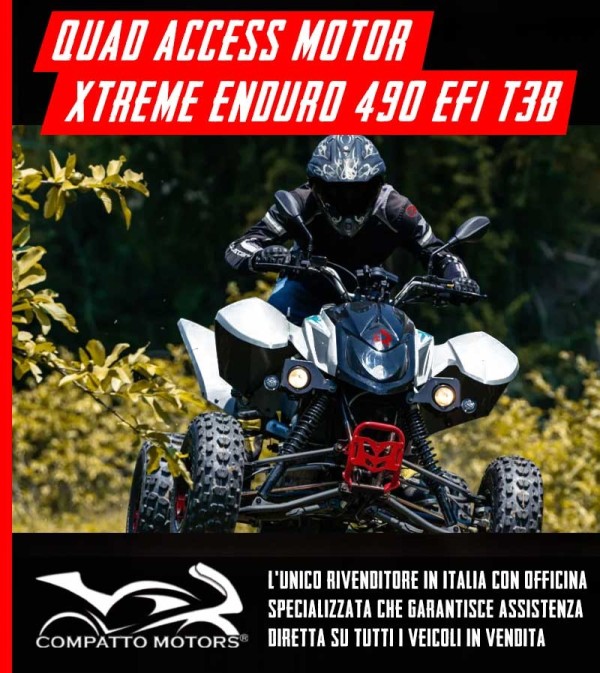 Nuovo Quad Access Motor Xtreme Enduro 490 Omologato T3B