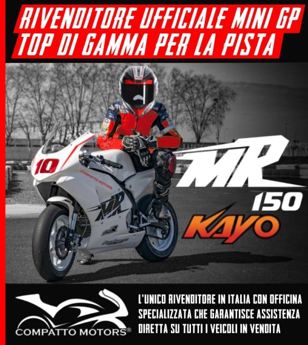 Mini GP MR 150 Kayo Pronta per la Pista